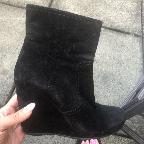 Prada wedge boot with box 37.5 - Picture 4 of 8